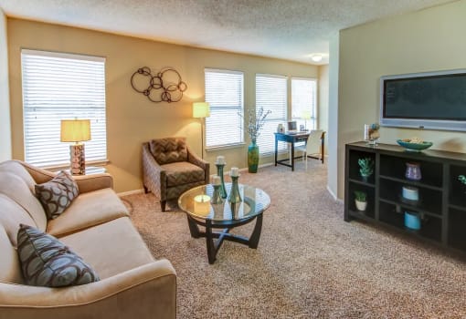 Living room  at Highland Park, Fort Worth, 76132