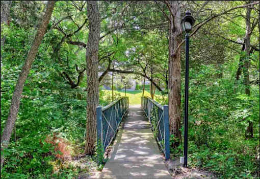 Walking Trail  at Seven Oaks Apts, Garland, TX