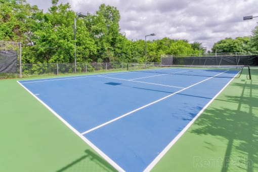 Tennis Court  at Highland Park, Fort Worth, Texas