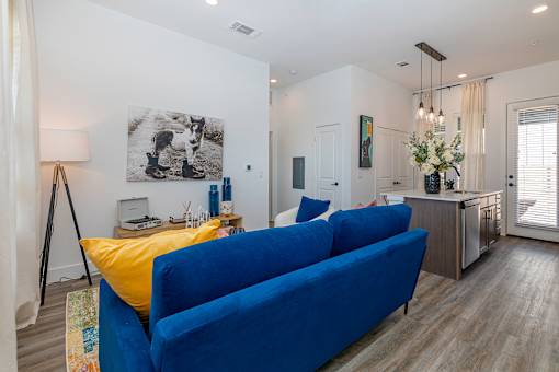 Spacious Living Room at parcHAUS at Celina Parkway, Texas, 75009