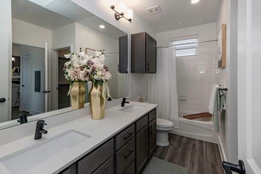 Bathroom Interior at parcHAUS at Celina Parkway, Celina
