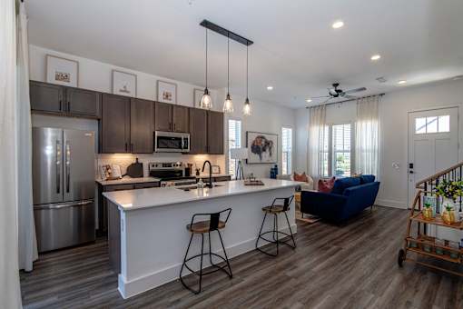 Modern Kitchen at parcHAUS at Celina Parkway, Texas