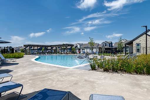 Swimming Pool at parcHAUS at Celina Parkway, Texas, 75009.  redefining apartment-style living in Celina.