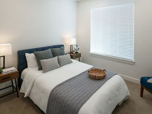 Large Comfortable Bedrooms at Foothill Lofts Apartments & Townhomes, Logan, UT