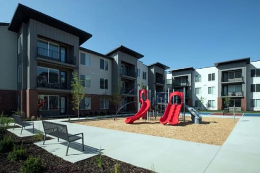 Playground at Foothill Lofts Apartments & Townhomes, Logan, Utah