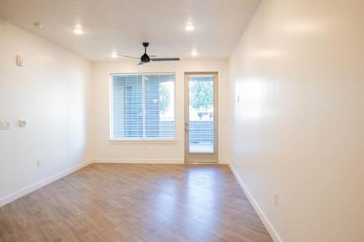 Living room at Parc on 5th Apartments & Townhomes
