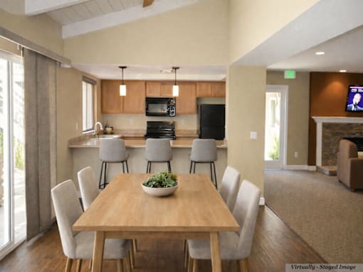 Kitchen in Clubhouse at Village Grove