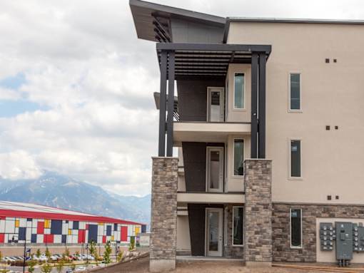 Exterior view of Soleil Lofts