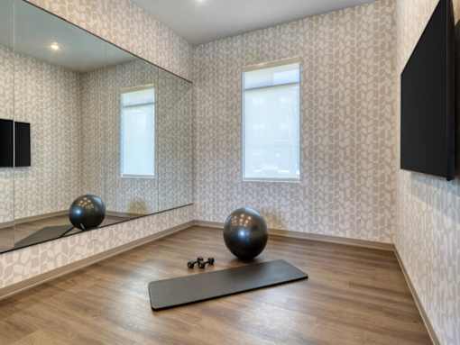 Amara Indoor Yoga Room