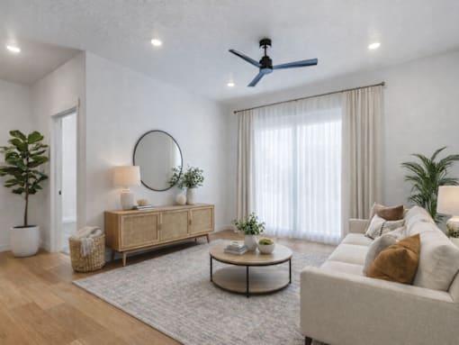Amara Living Room Staged at Amara Apartments,Midvale,UT,84047