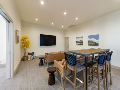Theatre Room for Residents at Trailside
