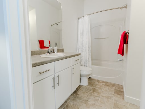 Large Guest Bath at Parc at Day Dairy Apartments and Townhomes, Draper, UT
