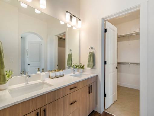Bathroom with Closet at Orchard Park Townhomes