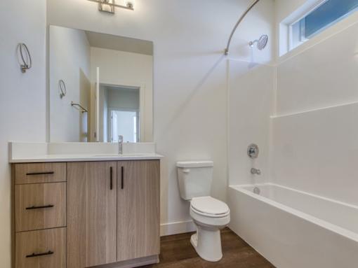 Bathroom with Soaking Tub at The Atlas