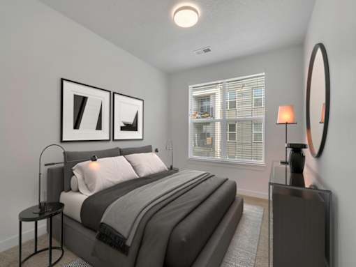 Bedside Lamps on Main Bedroom at Garden Lofts