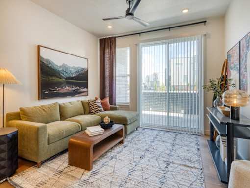 Bright Living Room at Amara