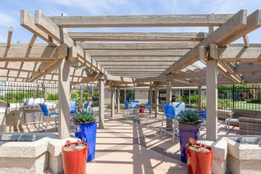 Outdoor Gazebo at Canyon Club Apartments, Oceanside, CA, 92058