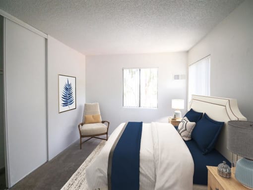 Cozy Bedroom at Creekside Villas Apartments, San Diego
