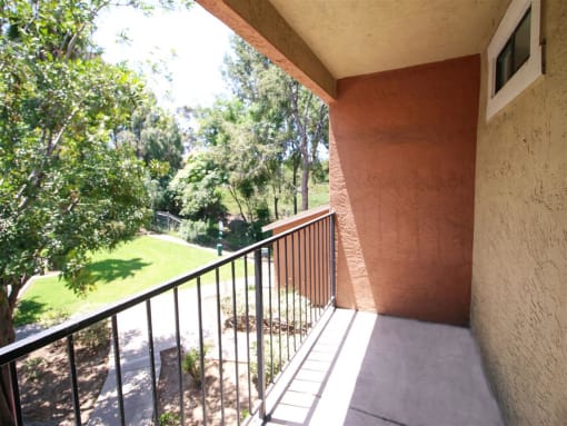 Private Apartment Balcony at Creekside Villas Apartments, San Diego, 92102