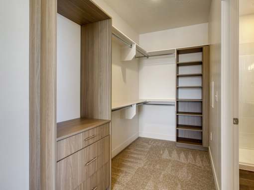 Closet at Orchard Park Apartments