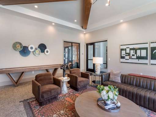 Comfy Chairs in Leasing Office at The Veridian