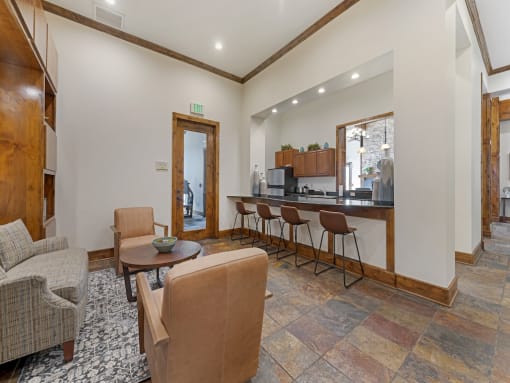 Comfy Lounge in Clubhouse at Avena Apartments, CO