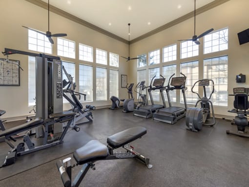 Cardio Machines In Gym at Echo Ridge