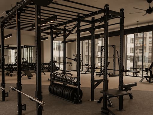 The Terrace at Academy Village Fitness Equipment in Gym
