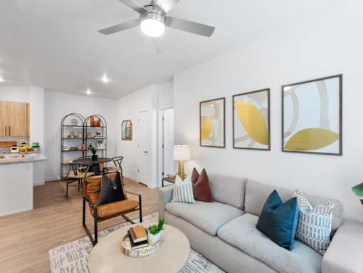 Dining and Living Room at The Veridian