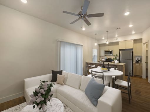 Upscale Dining and Lounge Space at Desert Sage Townhomes Hurricane, UT 84737