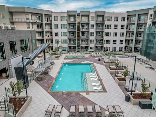 Outdoor pool and Spa at The Terrace
