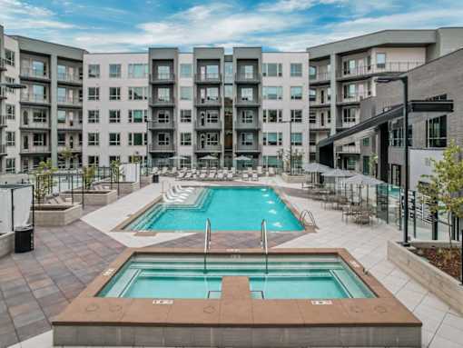 Pool and Spa at  The Terrace