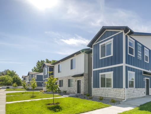 Exterior View of Orchard Park Townhomes