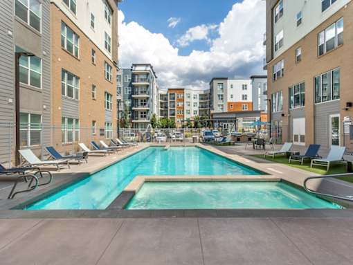 Elegant Pool at Arcadia Apartments
