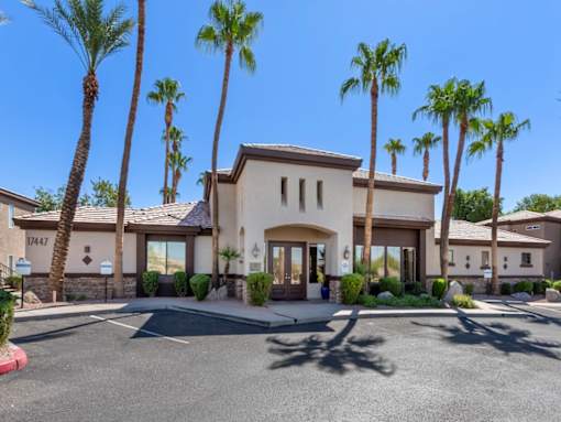 Entrance to Clubhouse at Canyon Ridge