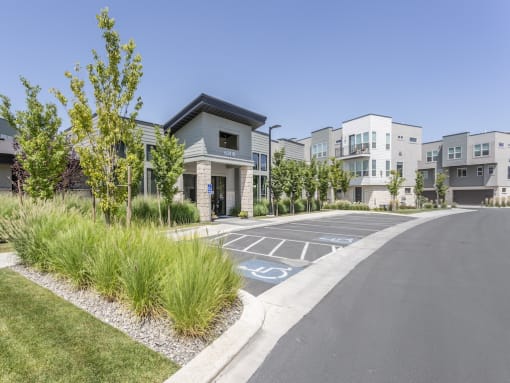 Entrance to The Austin Townhomes