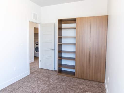 Exposed Wardrobe at The Ash Apartments & Townhomes
