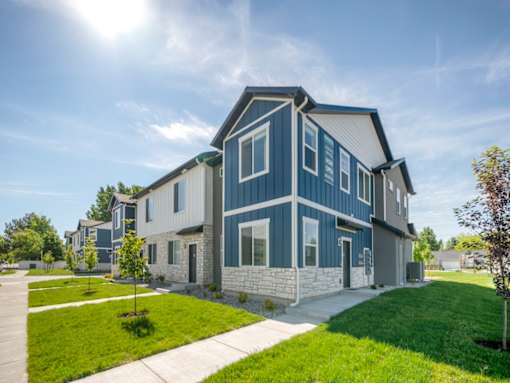 Exterior View of Orchard Park Townhomes