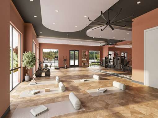 The Foundry Fitness Center Render