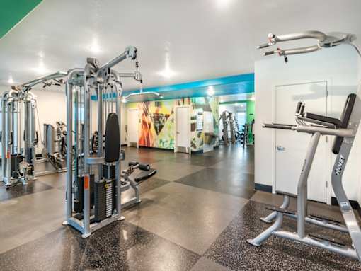 Fully Equipped Fitness Center at Arcadia Apartments