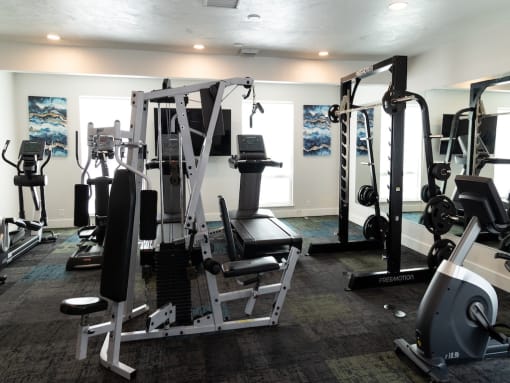 Fully Equipped Gym at Crossroads