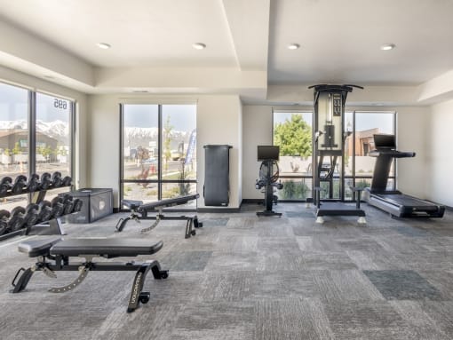 Spacious Gym at Residences at Homestead