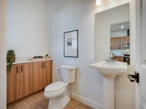 Half Bath at The Amber