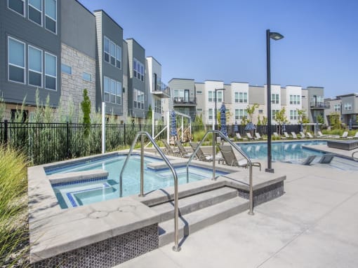 Hot Spa at The Austin Townhomes