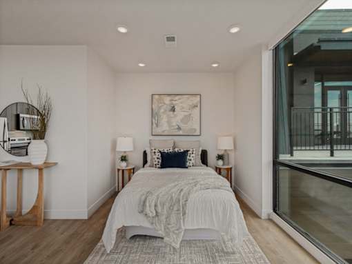 Studio with natural light at The Terrace