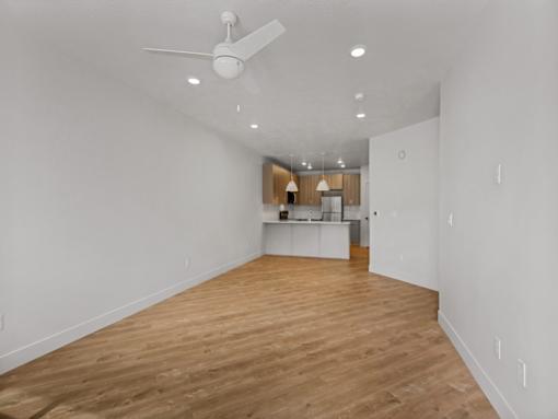 Open concept living plan at  The Terrace