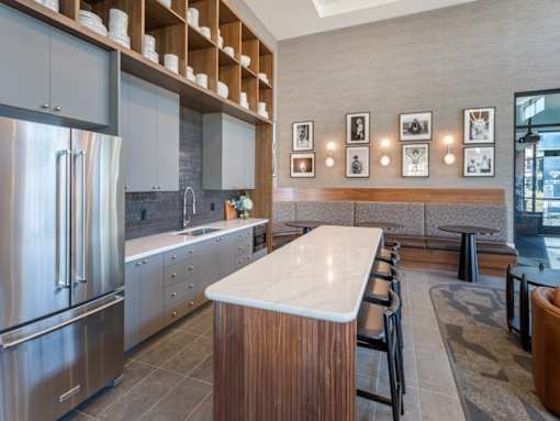 Kitchen in Clubhouse at Amara Apartments,Midvale,UT
