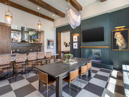Kitchen in Clubhouse at The Veridian