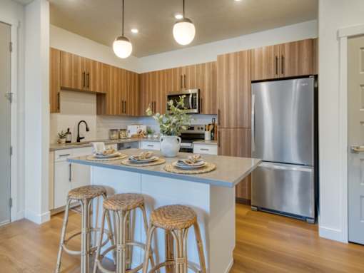 Kitchen Island at Amara