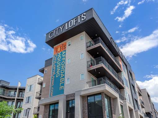 Large Building at City Lofts Apartments